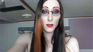 Tranny step-mommy sneaks in your room JOI